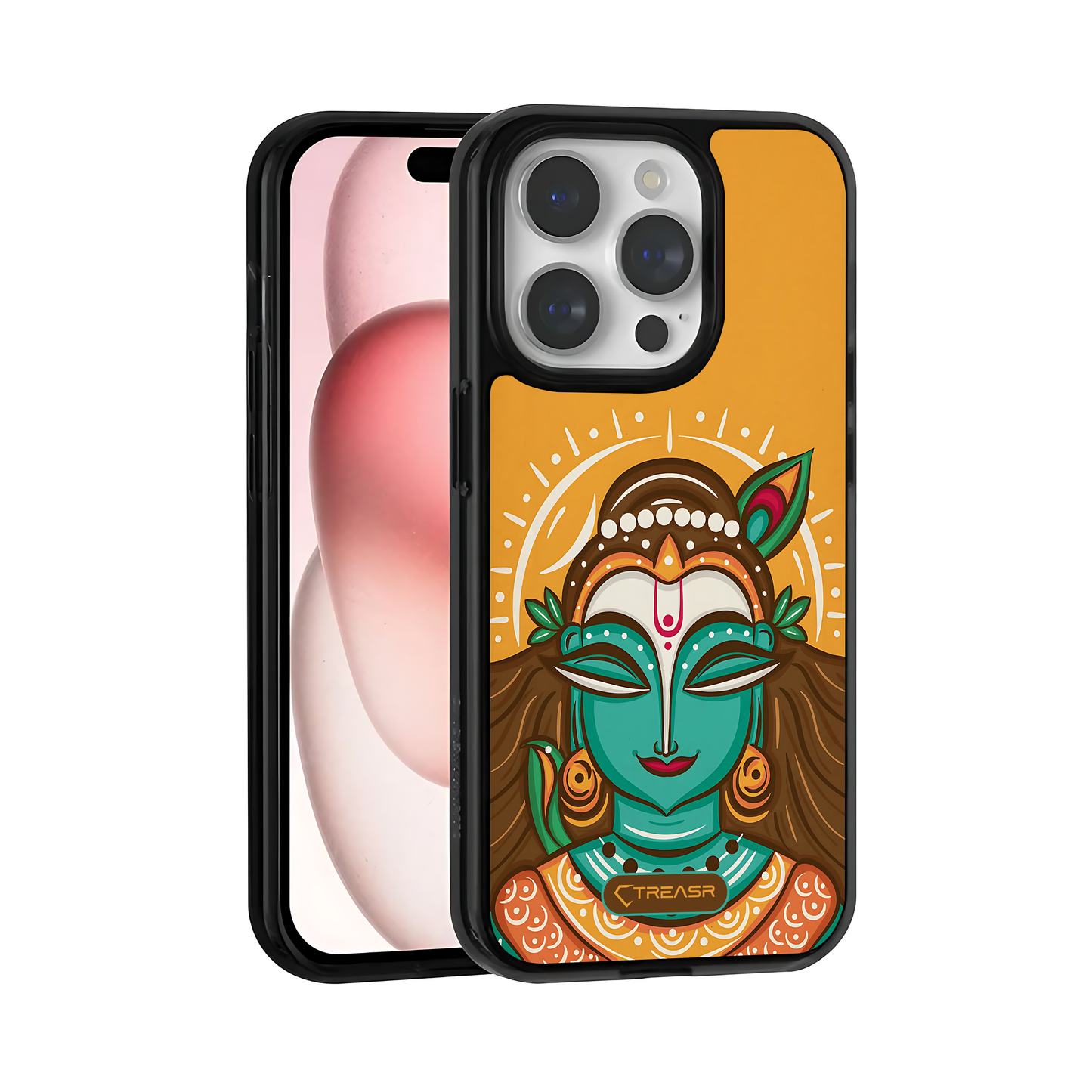 Radha Krishna Folk Art MagSafe Case-3