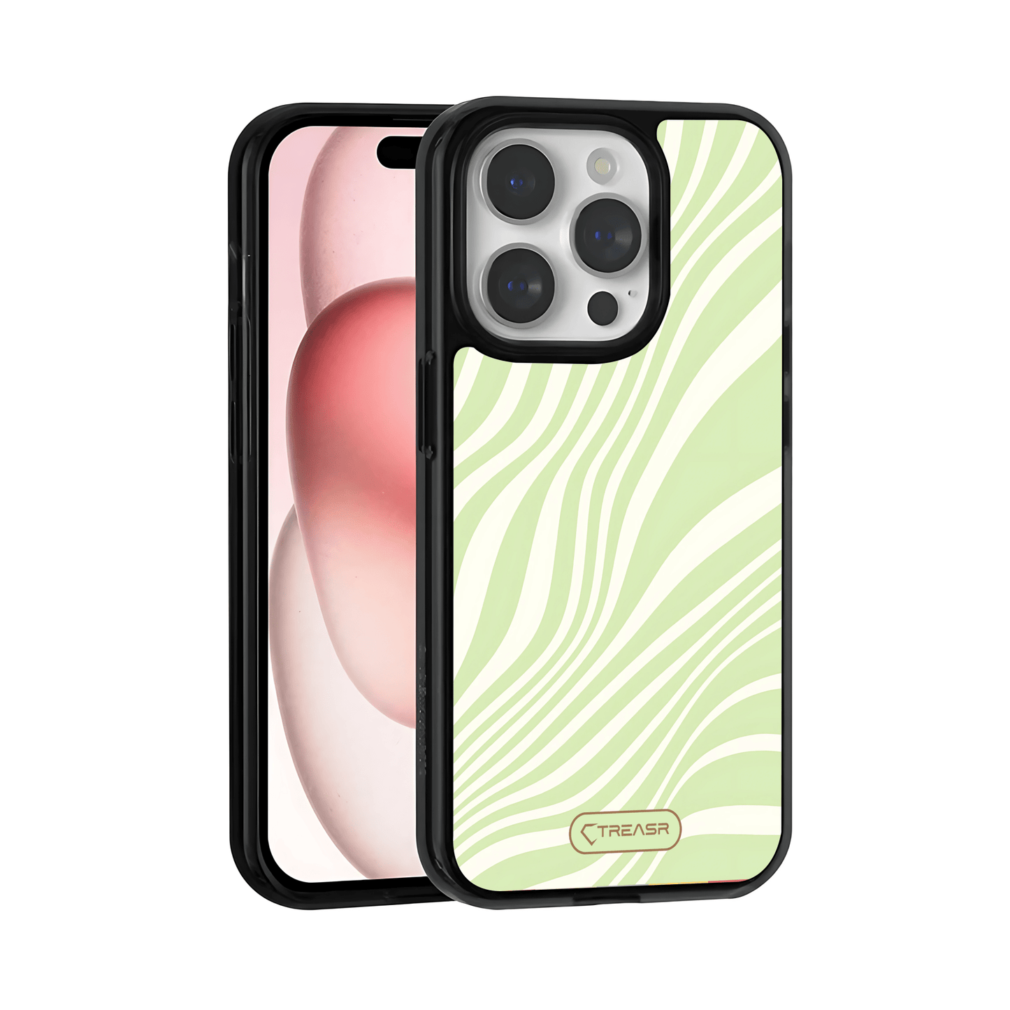 Mint Wave Pattern MagSafe Case - Treasr™