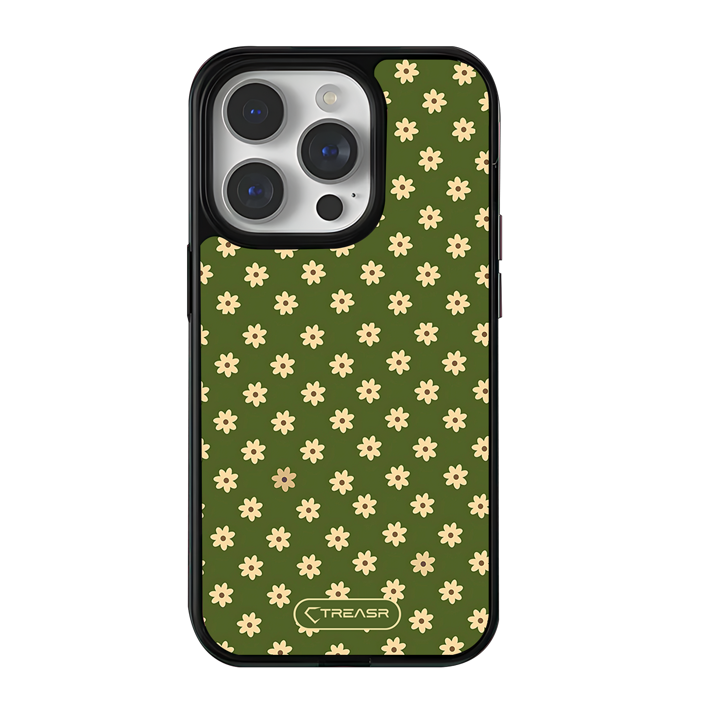 Olive Blossom Floral MagSafe Case