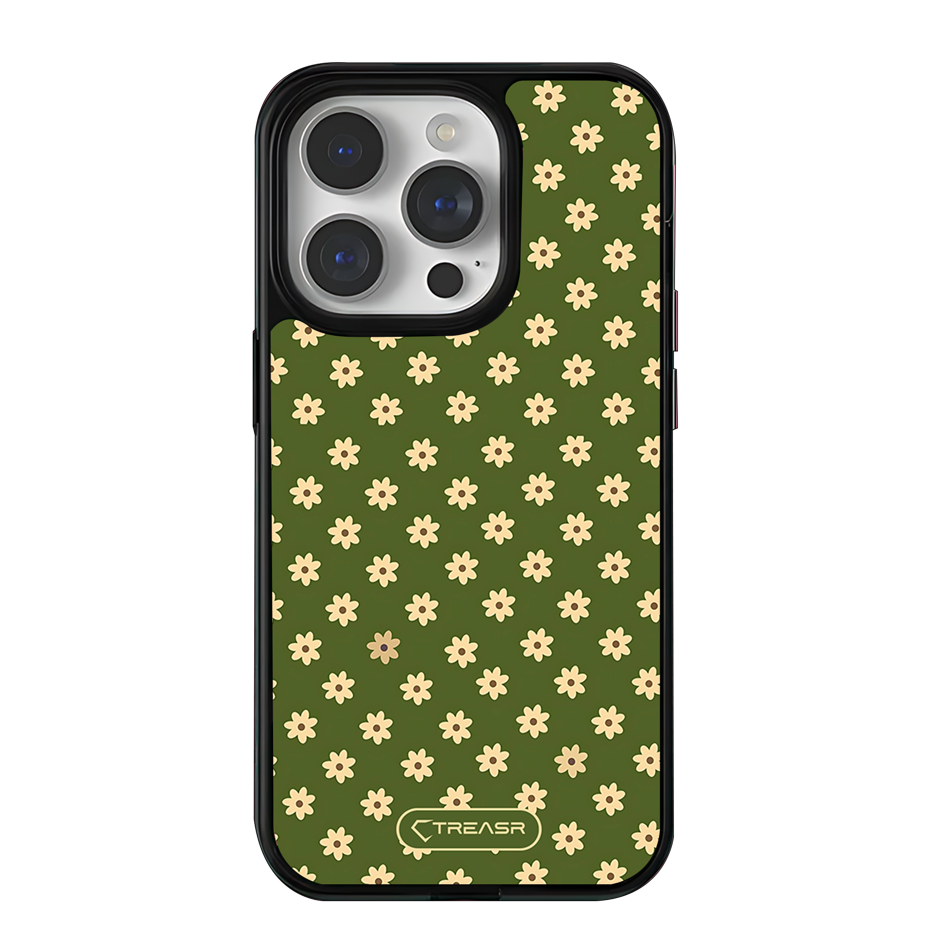 Olive Blossom Floral MagSafe Case
