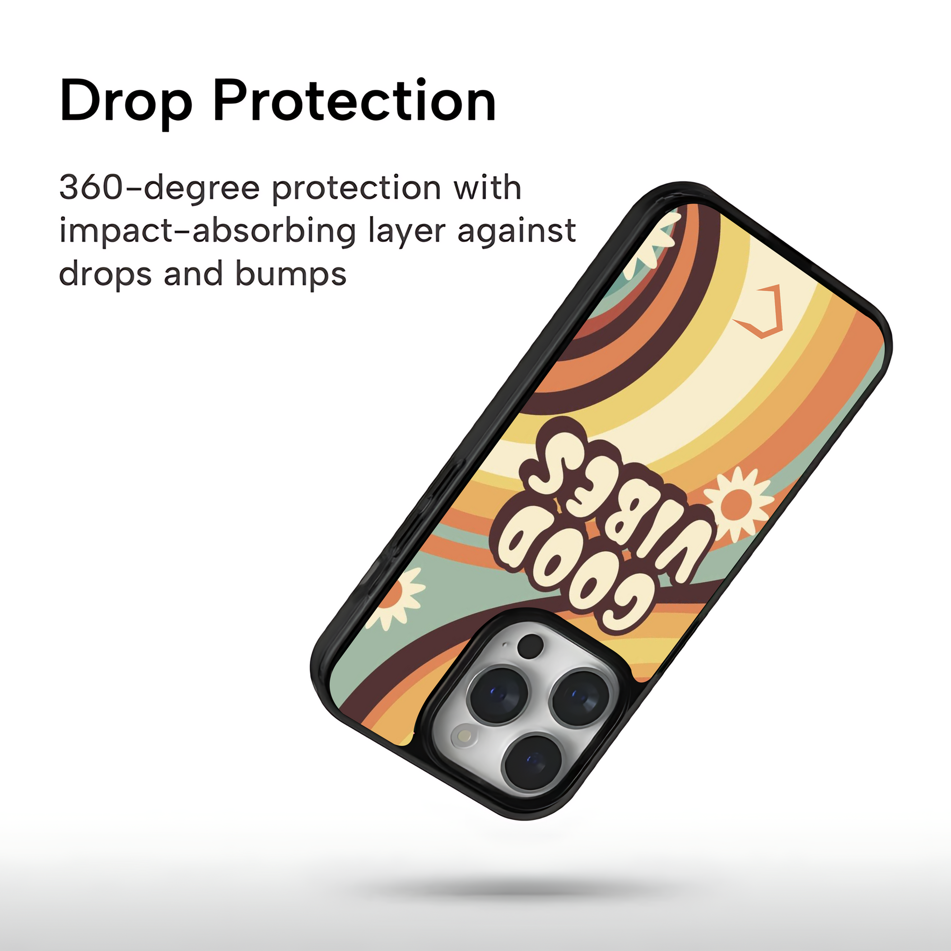 Groovy Vibes Texture MagSafe Case-Treasr-1