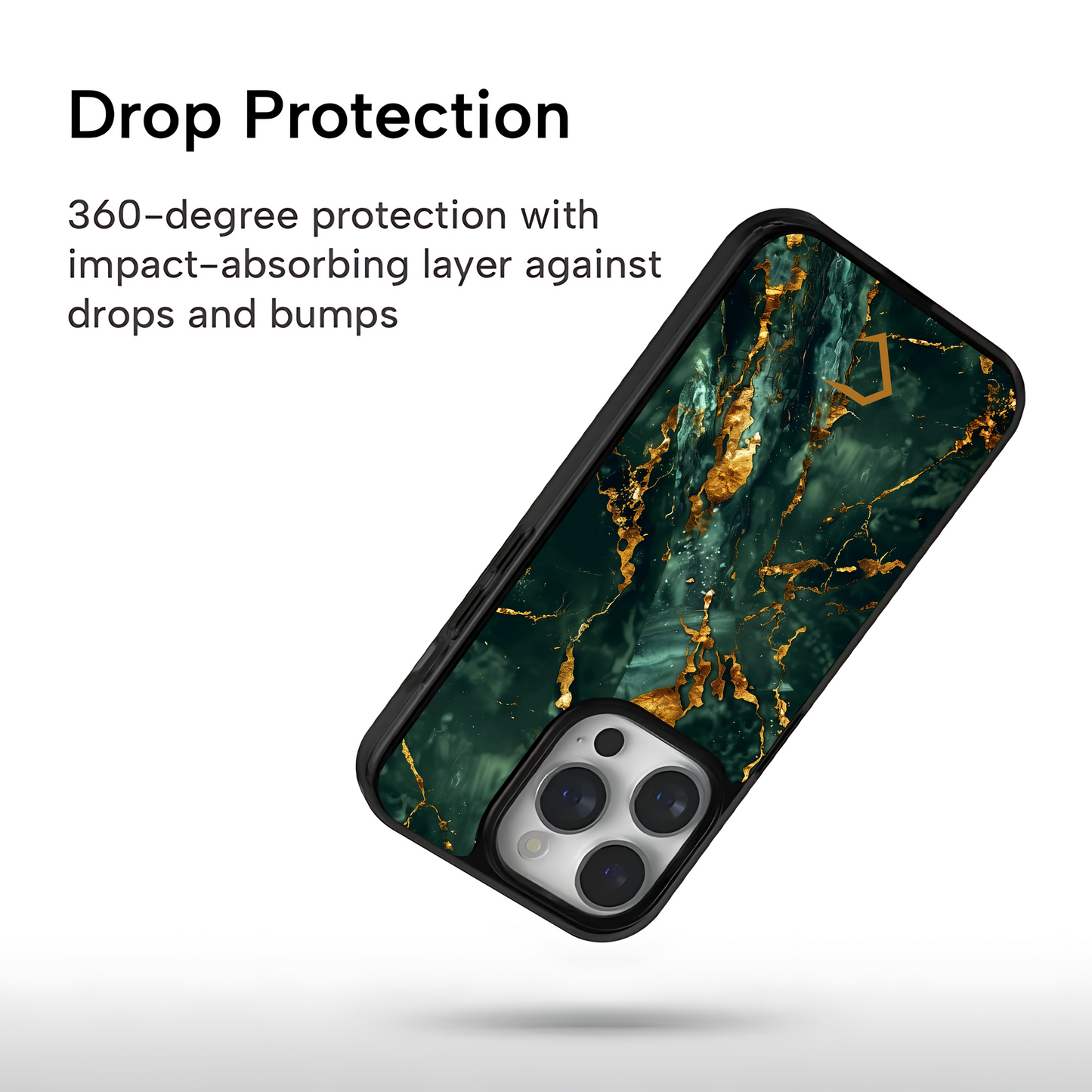 Emerald Luxe Texture MagSafe Case