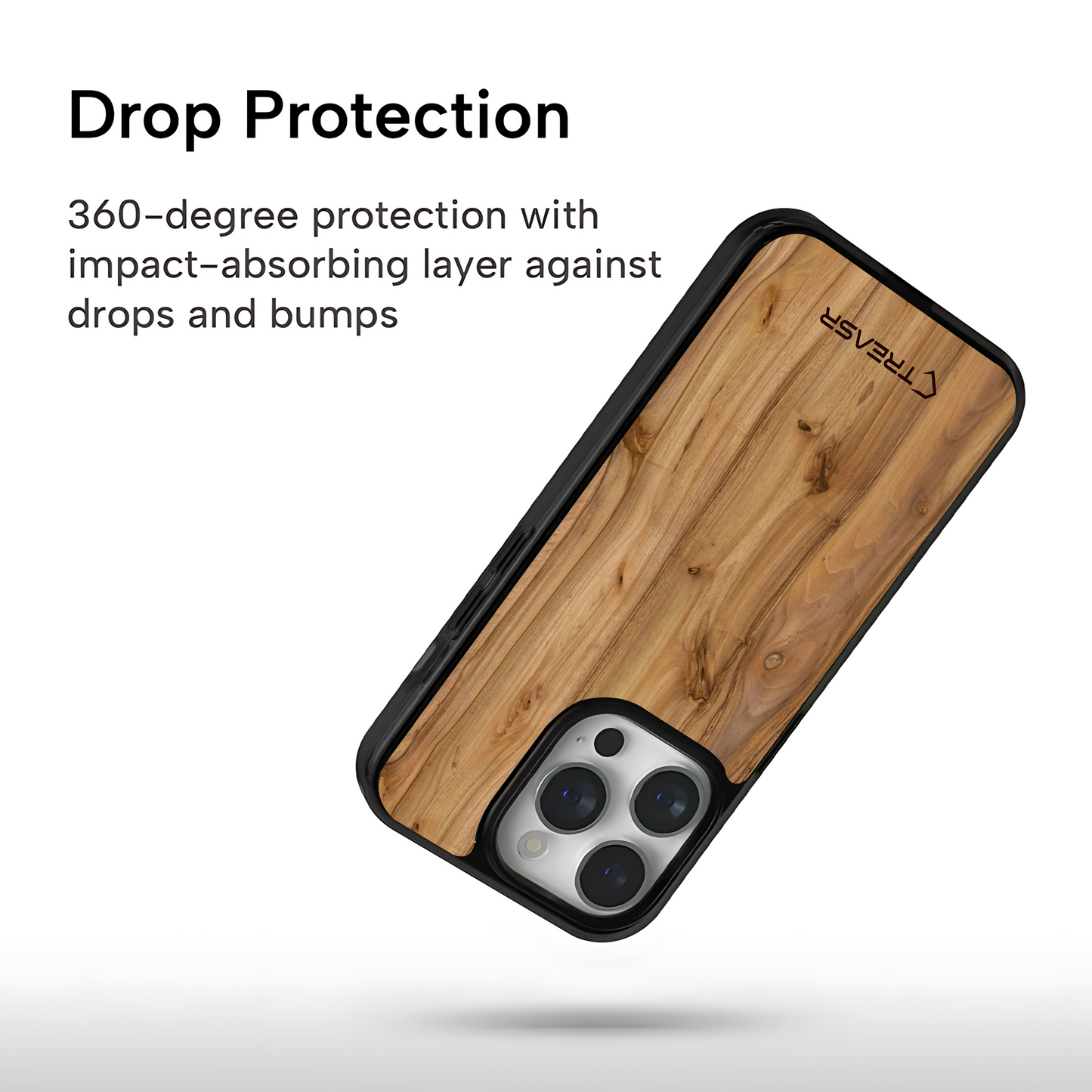 WoodPrint Texture MagSafe Case