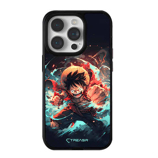 Inferno Luffy Punch Anime MagSafe Case - Treasr™