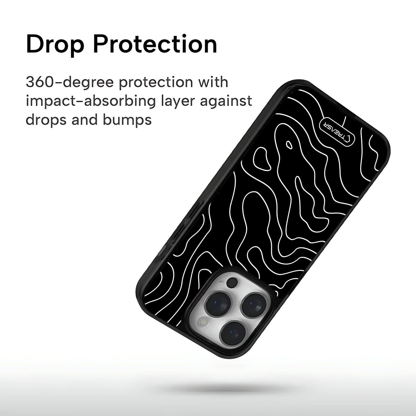 Midnight Flow Pattern MagSafe Case - Treasr™