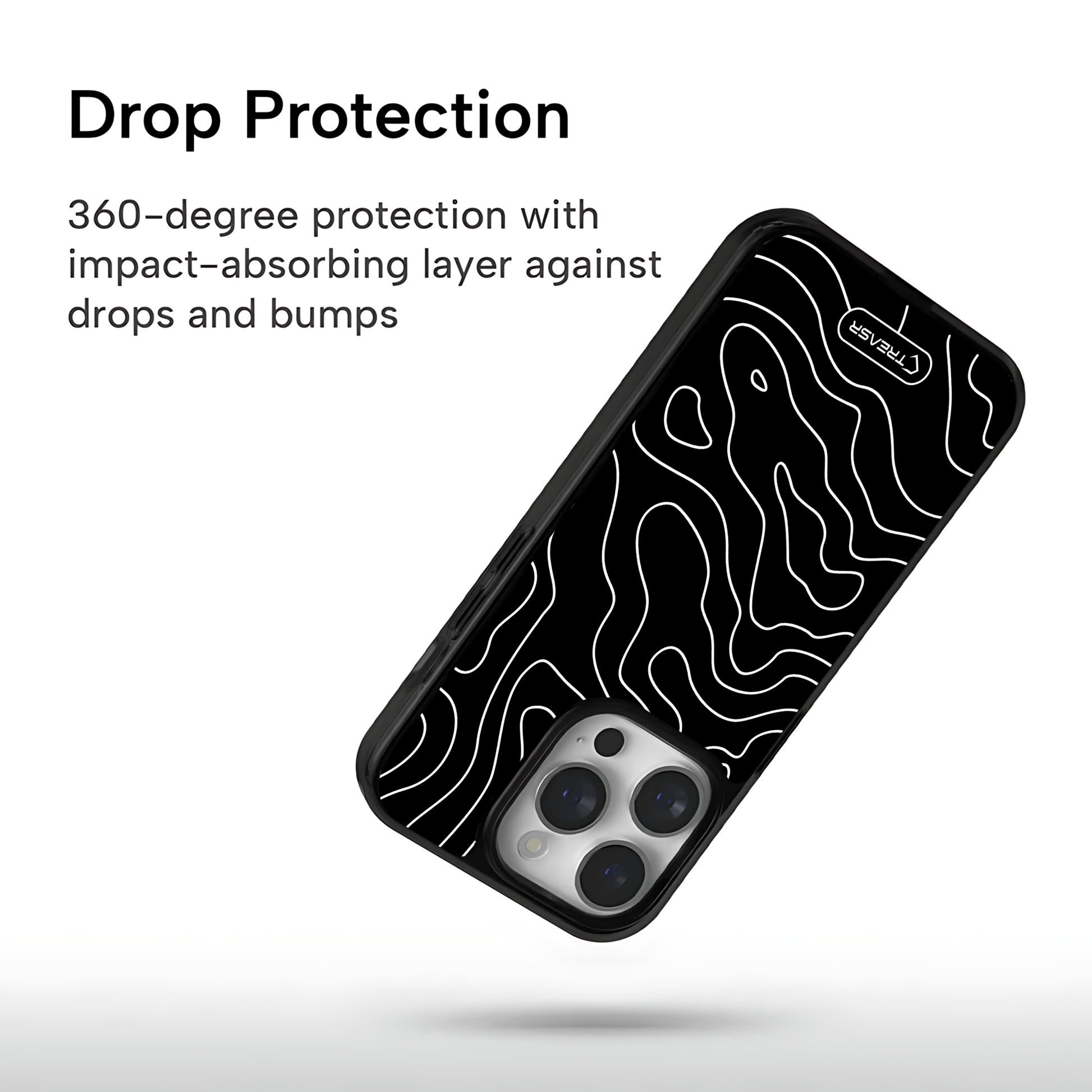 Midnight Flow Pattern MagSafe Case - Treasr™
