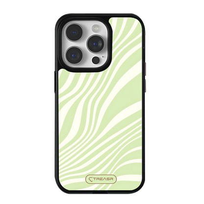 Mint Wave Pattern MagSafe Case - Treasr™