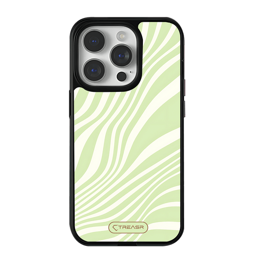 Mint Wave Pattern MagSafe Case - Treasr™