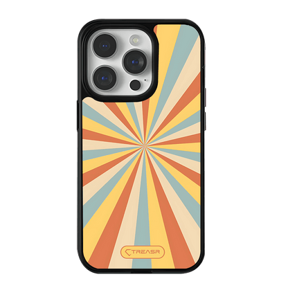 Retro Radiance Pattern MagSafe Case - Treasr™