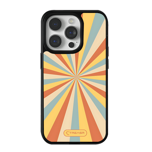 Retro Radiance Pattern MagSafe Case - Treasr™